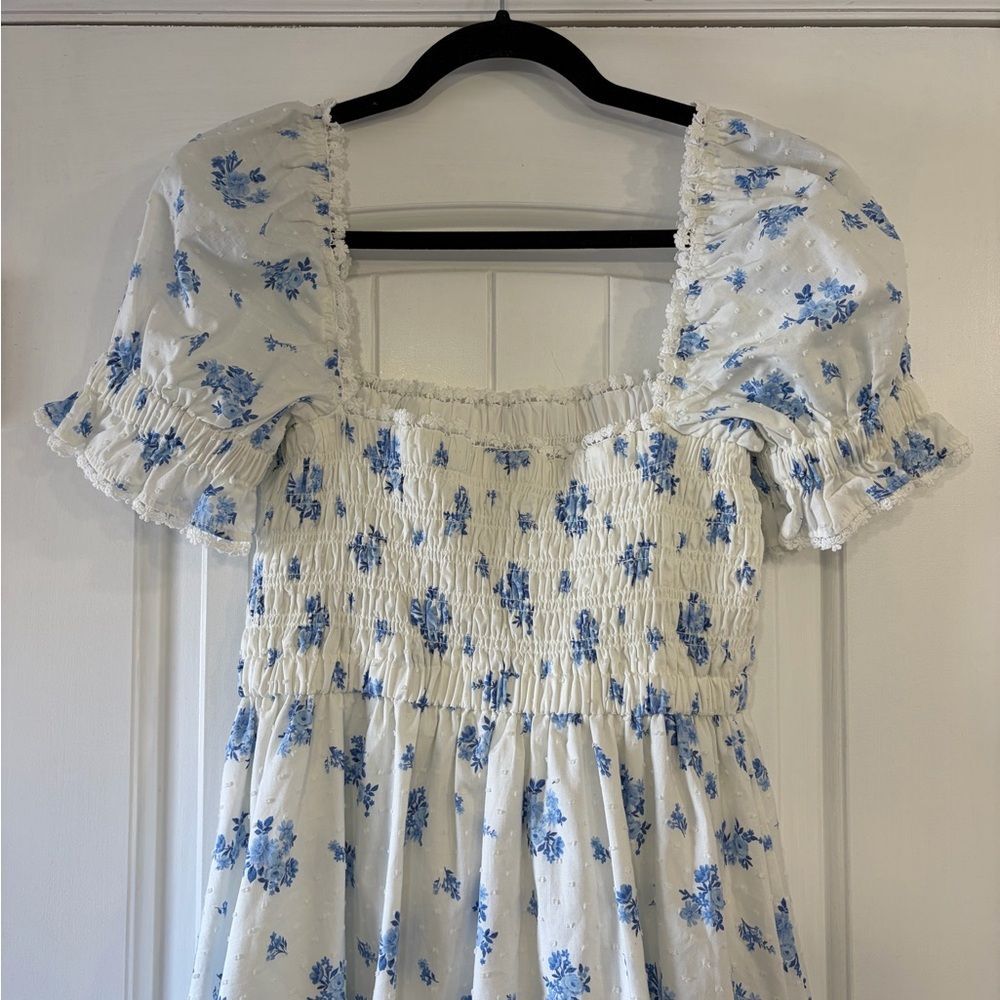 Altar'd State Shannon Floral Clip Dot Dress Women's Size Medium NWOT - Picture 12 of 14